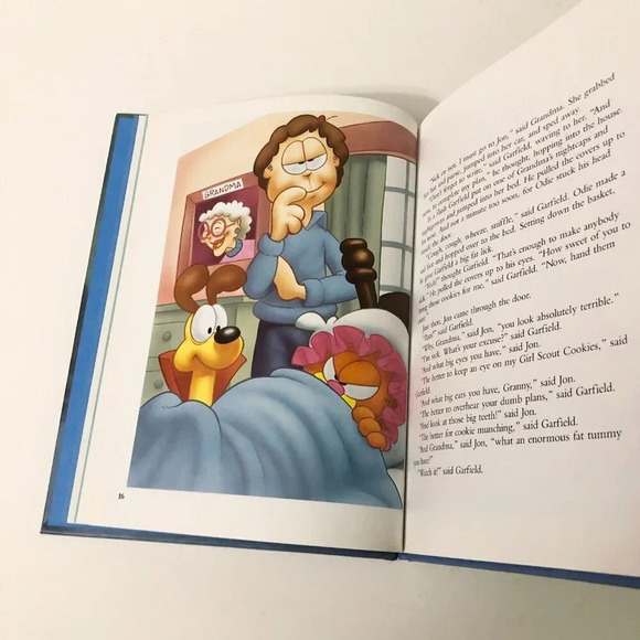 Vintage 1989 Garfields Furry Tales  Jim Davis Book Hardcover - Picture 15 of 16